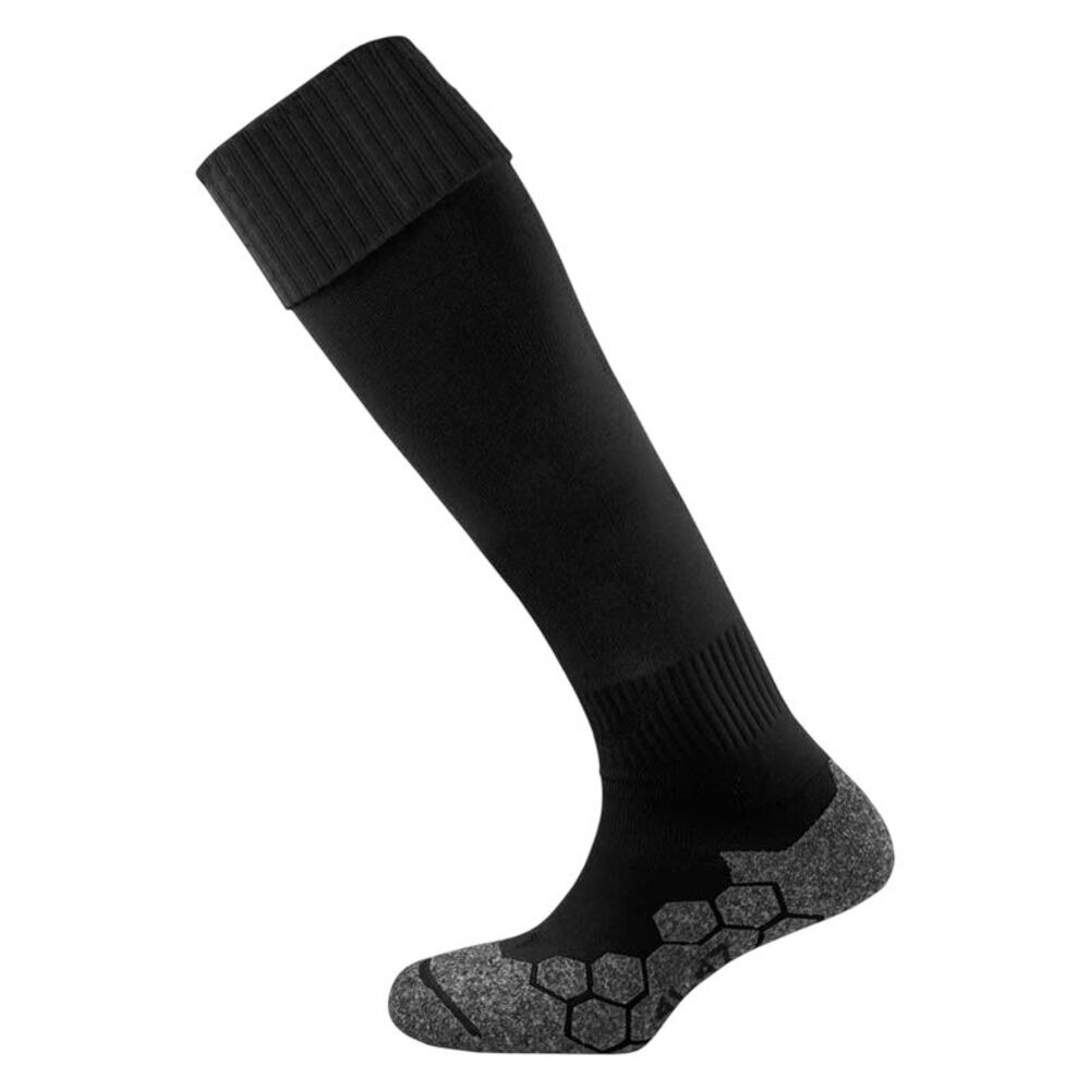 Mitre Childrens/Kids Division Plain Football Socks / Black